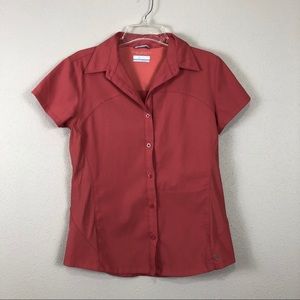 Columbia Short Sleeve Button Down Shirt